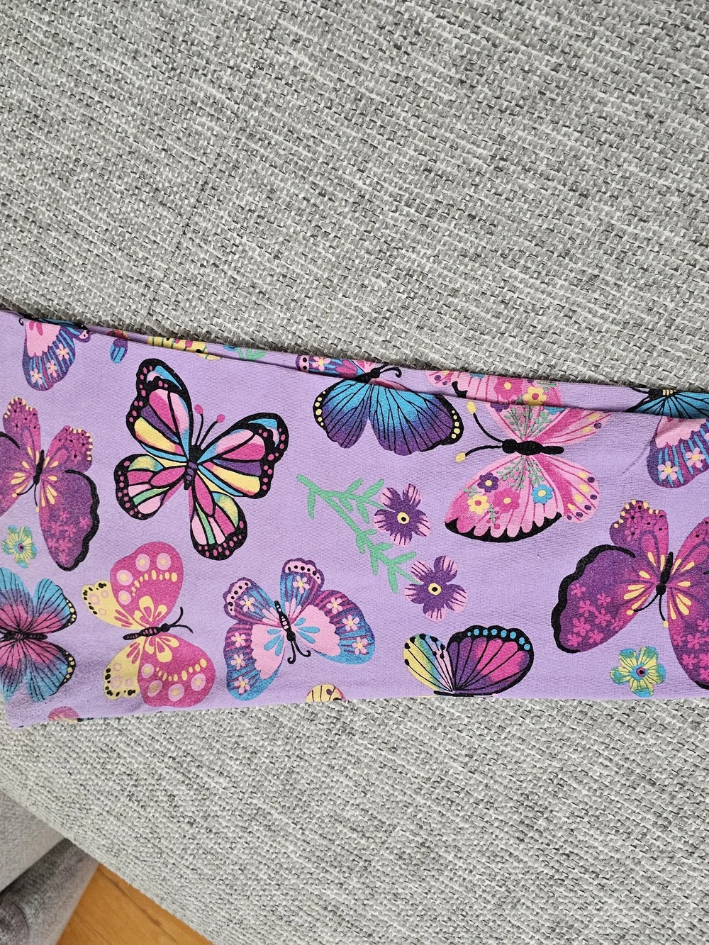 The Children's Place Lavender Butterfly Leggings with Multicolor Print